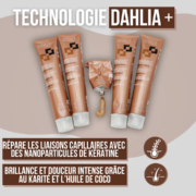 Découvrez la Crème Colorante avec Ammoniaque 100ml de DAHLIA, enrichie de nanoparticules de kératine, beurre de karité et huile de coco—le choix qualité/prix idéal pour un produit coiffant professionnel abordable. Dahlia Color Professionnel